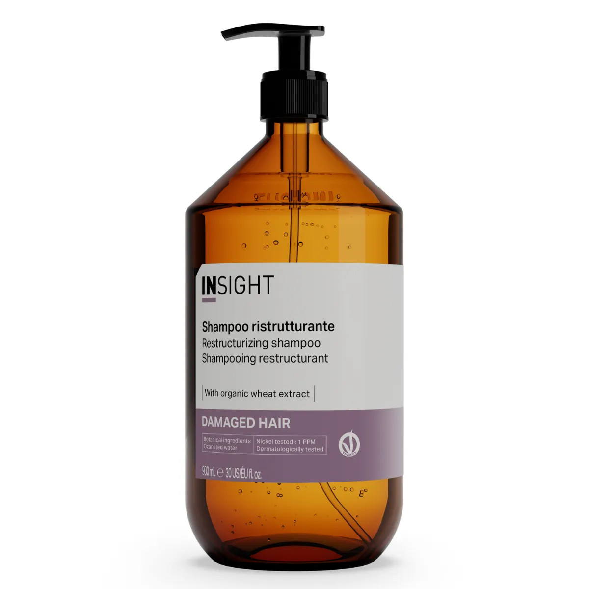 Shampoo Reestructurante para Cabello Dañado Insight 900ml